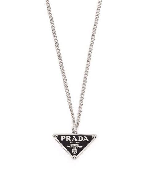 prada charm necklace|prada necklace for boys.